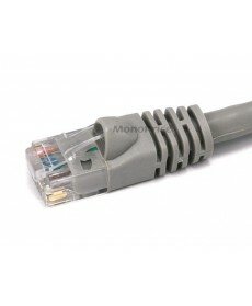Monoprice 1FT 24AWG Cat6 550MHz UTP Ethernet Bare Copper Network Cable - Gray