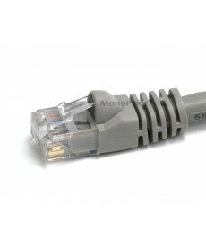 Monoprice 3FT 24AWG Cat6 550MHz UTP Ethernet Bare Copper Network Cable - Gray