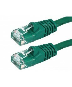 Monoprice 3FT 24AWG Cat6 550MHz UTP Ethernet Bare Copper Network Cable - Green