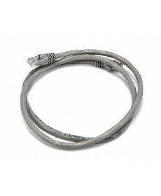 Monoprice - 3FT 24AWG Cat6 500MHz Crossover Bare Copper Ethernet Network Cable - Gray