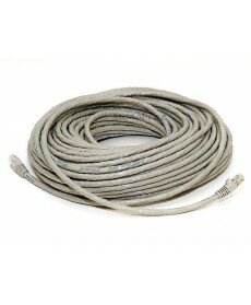 Monoprice - 100FT 24AWG Cat6 500MHz Crossover Bare Copper Ethernet Network Cable - Gray