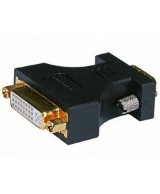 Monoprice - HD15(VGA) Male to DVI-A Female Adapter (Gold Plated)