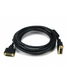 10ft 28AWG Dual Link DVI-D M/F Extension Cable - Black