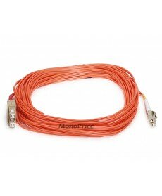 Monoprice Fiber Optic Cable, LC/SC, OM1, Multi Mode, Duplex - 10 meter (62.5/125 Type) - Orange