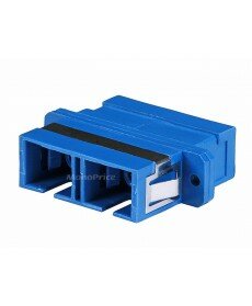 Monoprice Multimode SC/SC Duplex Fiber Optic Adaptor, Plastic Body