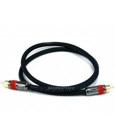 Monoprice 3ft High-quality Coaxial Audio/Video RCA CL2 Rated Cable M/M RG6U 75ohm Gold connector (for S/PDIF, Digital Coax, Subwoofer & Composite Video) male connectors