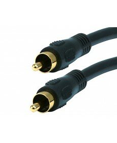 Monoprice 3ft Coaxial Audio/Video RCA Cable M/M RG59U 75ohm (for S/PDIF, Digital Coax, Subwoofer & Composite Video)
