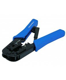 Monoprice - Multi-Modular Plug Crimps, Strips, and Cuts Tool with Ratchet [HT-N5684R]