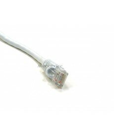 Monoprice 5FT 24AWG Cat6 550MHz UTP Ethernet Bare Copper Network Cable - White