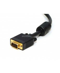 Monoprice 50ft Super VGA M/M CL2 Rated (For In-Wall Installation) Cable w/ Ferrites (Gold Plated)