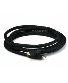 10ft 24AWG CL2 High Speed HDMI Cable w/ Net Jacket - Black
