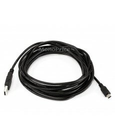 Monoprice 15ft USB A to mini-B 5pin 28/28AWG Cable