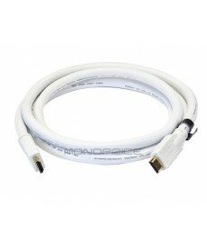 Monoprice 10ft 24AWG CL2 High Speed HDMI Cable Net Jacket White 