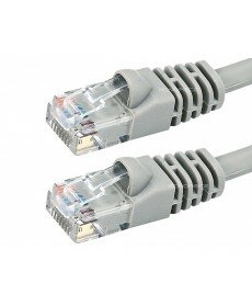 Monoprice 2FT 24AWG Cat6 550MHz UTP Ethernet Bare Copper Network Cable - Gray