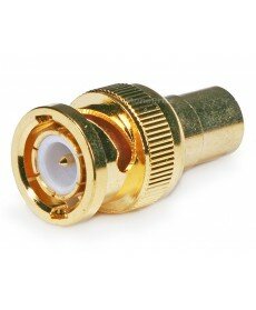 Monoprice BNC Male to RCA Female Adaptor - Gold Plated