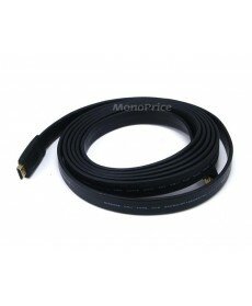 Commercial Series Flat High Speed HDMI® Cable, 10ft Black