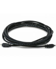 Monoprice IEEE-1394 FireWire iLink DV Cable 4P-4P M/M - 15ft (BLACK)
