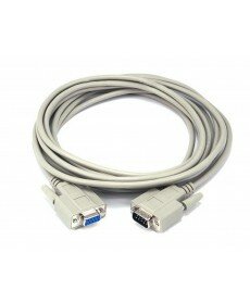 Monoprice - 15ft DB 9 M/F Molded Cable