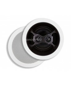  6-1/2 Inches Glass Composite 3-Way, Dual Voice Coil, Stereo In-Ceiling Speaker (Pair) - 40W Nominal, 100w Max