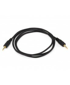 Monoprice - 3ft 2.5mm Stereo Plug/Plug M/M Cable - Black