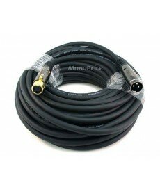 Monoprice 50ft Premier Series XLR Male to XLR Female 16AWG Cable (Gold Plated) [Microphone & Interconnect]