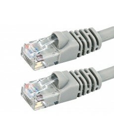 Monoprice 75FT 24AWG Cat5e 350MHz UTP Bare Copper Ethernet Network Cable - Gray