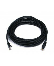 20FT Cat5e 350MHz UTP Ethernet Network Cable - Black