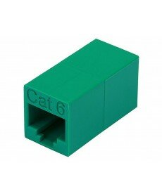 Monoprice - Cat6 Crossover Inline Coupler - Green