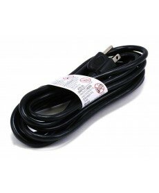 Monoprice - 10ft 18AWG Power Cord Cable w/ 3 Conductor PC Power Connector Socket (C13/5-15P) - Black