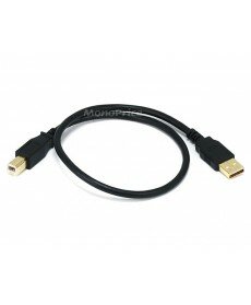 Monoprice 1.5ft USB 2.0 A Male to B Male 28/24AWG Cable - (Gold Plated)