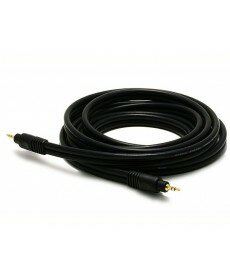 Monoprice - 10ft Premium 3.5mm Stereo Male to 3.5mm Stereo Male 22AWG Cable (Gold Plated) - Black