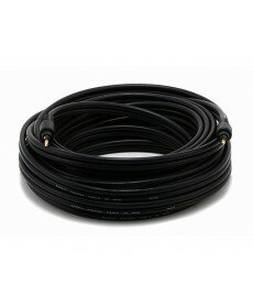 Monoprice - 35ft Premium 3.5mm Stereo Male to 3.5mm Stereo Male 22AWG Cable (Gold Plated) - Black