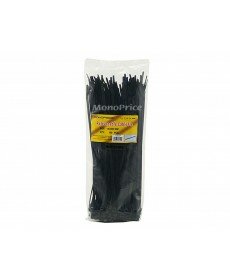 Monoprice Releasable cable tie 10 inch 50LBS, 100pcs/Pack - Black