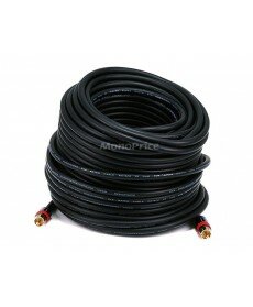 Monoprice 100ft High-quality Coaxial Audio/Video RCA CL2 Rated Cable - RG6/U 75ohm (for S/PDIF, Digital Coax, Subwoofer & Composite Video)