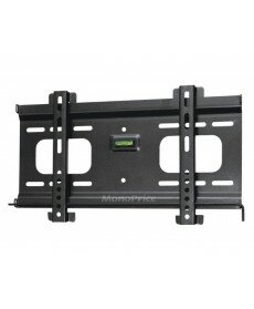 Monoprice - Ultra-Slim Low Profile Wall Mount Bracket for LCD LED Plasma (Max 165 lbs, 23~37 inch), BLACK - NO LOGO