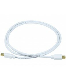 3ft 32AWG Mini DisplayPort Cable - White