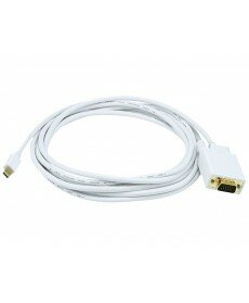 Monoprice - 10ft 32AWG Mini DisplayPort to VGA Cable - White