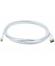 Monoprice 10FT 32AWG Mini DisplayPort to DisplayPort Cable - White