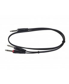 Monoprice 1 Meter (3ft) 1/4inch TRS Male to two 1/4inch TS Male Insert Cable