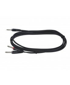 Monoprice 3 Meter (10ft) 1/4inch TRS Male to two 1/4inch TS Male Insert Cable