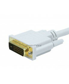 6ft 28AWG DisplayPort to DVI Cable - White