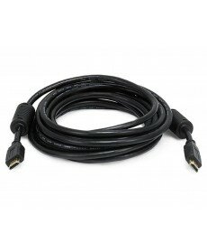 Monoprice - 15ft 28AWG Standard HDMI® Cable With Ethernet w/ Ferrite Cores - Black