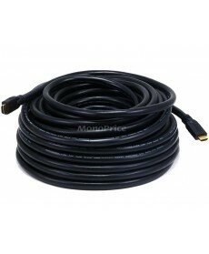 Monoprice Commercial Series Professional Standard HDMI® Cable with Ethernet, 75ft Black Cl2
