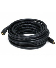 Monoprice 25ft 22AWG CL2 High Speed HDMI Cable With Ethernet - Black