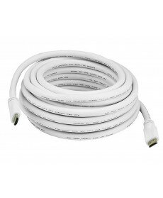 Monoprice - 25ft 24AWG CL2 Standard HDMI® Cable With Ethernet - White