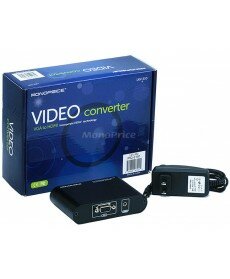 Monoprice VGA to HDMI® Converter open package 