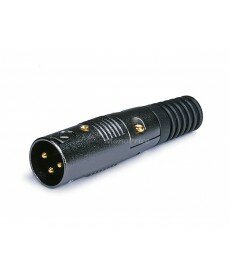 Monoprice 3 Pin XLR Male Mic Connector, Gold Plated Pins