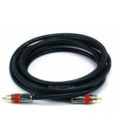 10ft High-quality Coaxial Audio/Video RCA CL2 Rated Cable - RG6/U 75ohm