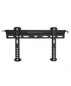 Monoprice - Ultra-Slim Low Profile Wall Mount Bracket for LCD LED Plasma (Max 99 lbs, 23~37 inch), BLACK