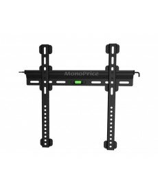 Monoprice - Ultra-Slim Low Profile Wall Mount Bracket for LCD LED Plasma (Max 121 lbs, 32~42 inch), BLACK